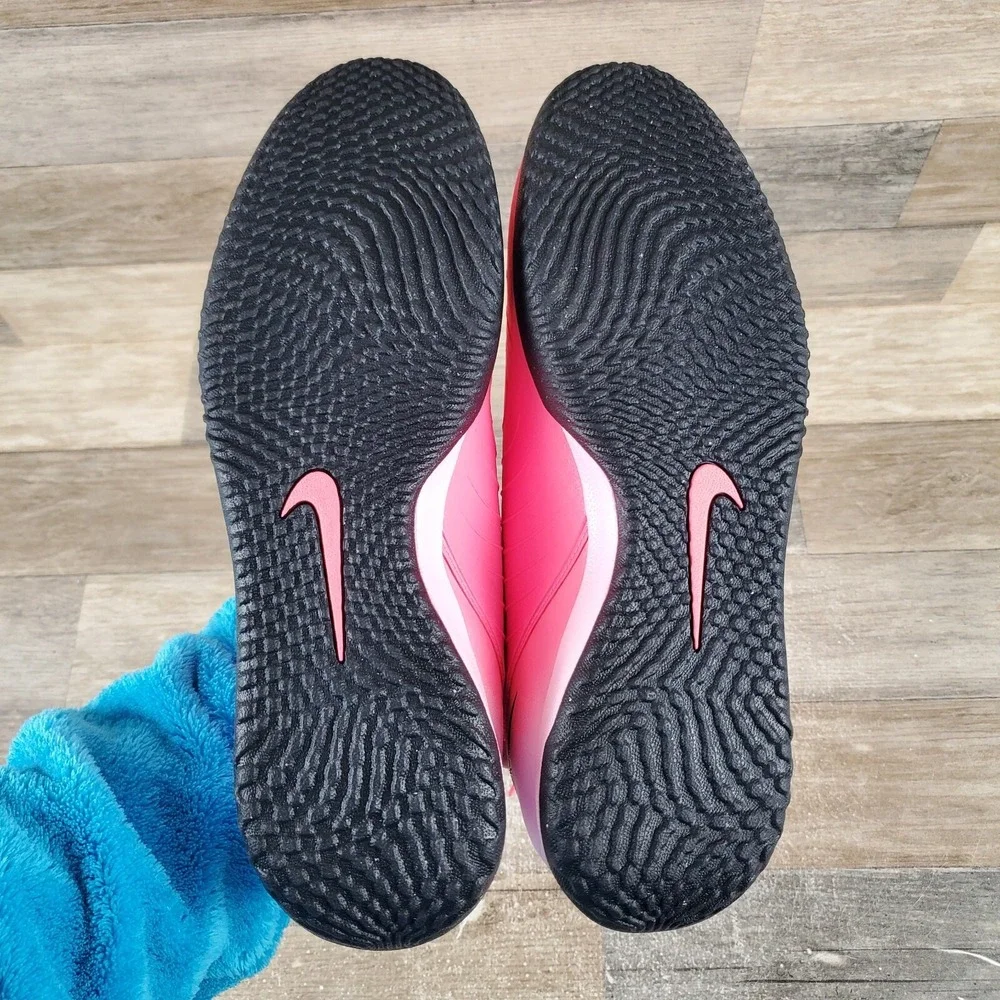 Nike Phantom GX II Academy IC Mens Shoes Sz 11.5 Pink Bright Black Soccer Cleats